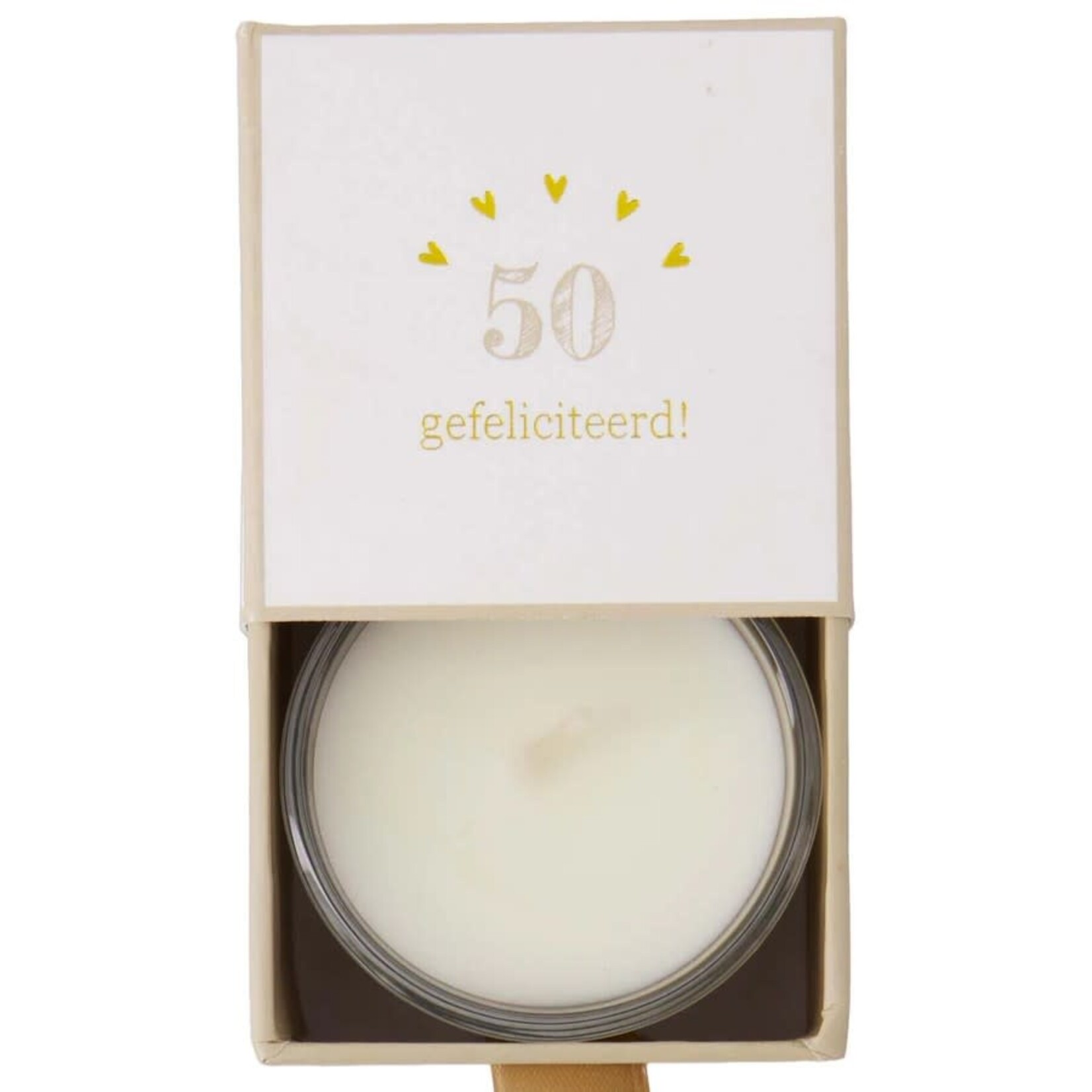 Zusss Zusss geurkaarsje 50 gefeliciteerd