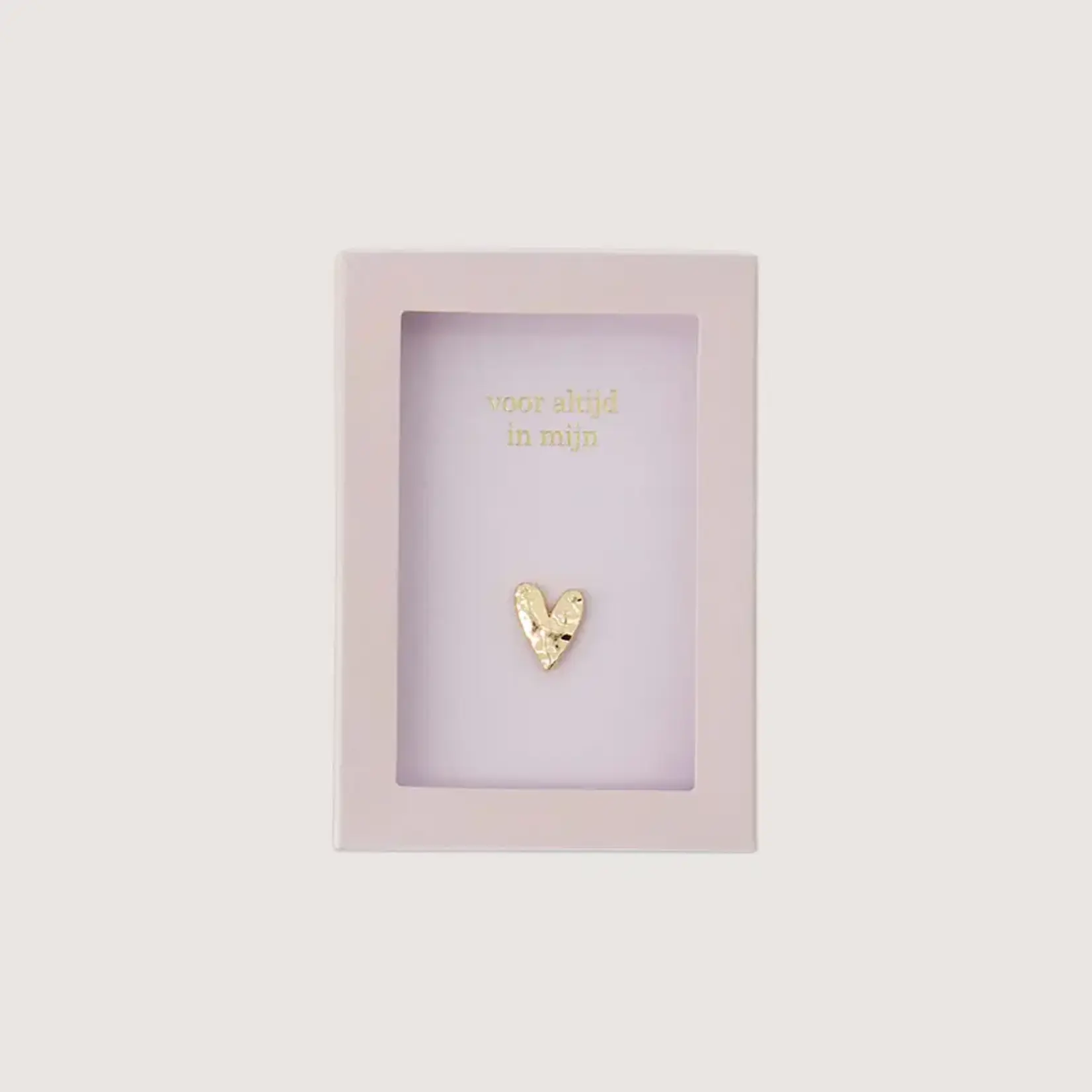 Zusss Broche in doosje - Voor altijd in mijn hart