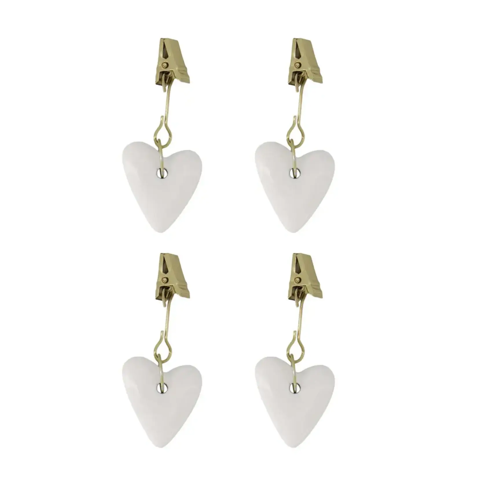 Zusss Set van tafelkleed hangers hartje