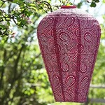 LUMIZ Lumiz Solar Lampion Balloon 35 Paisley Fuchsia