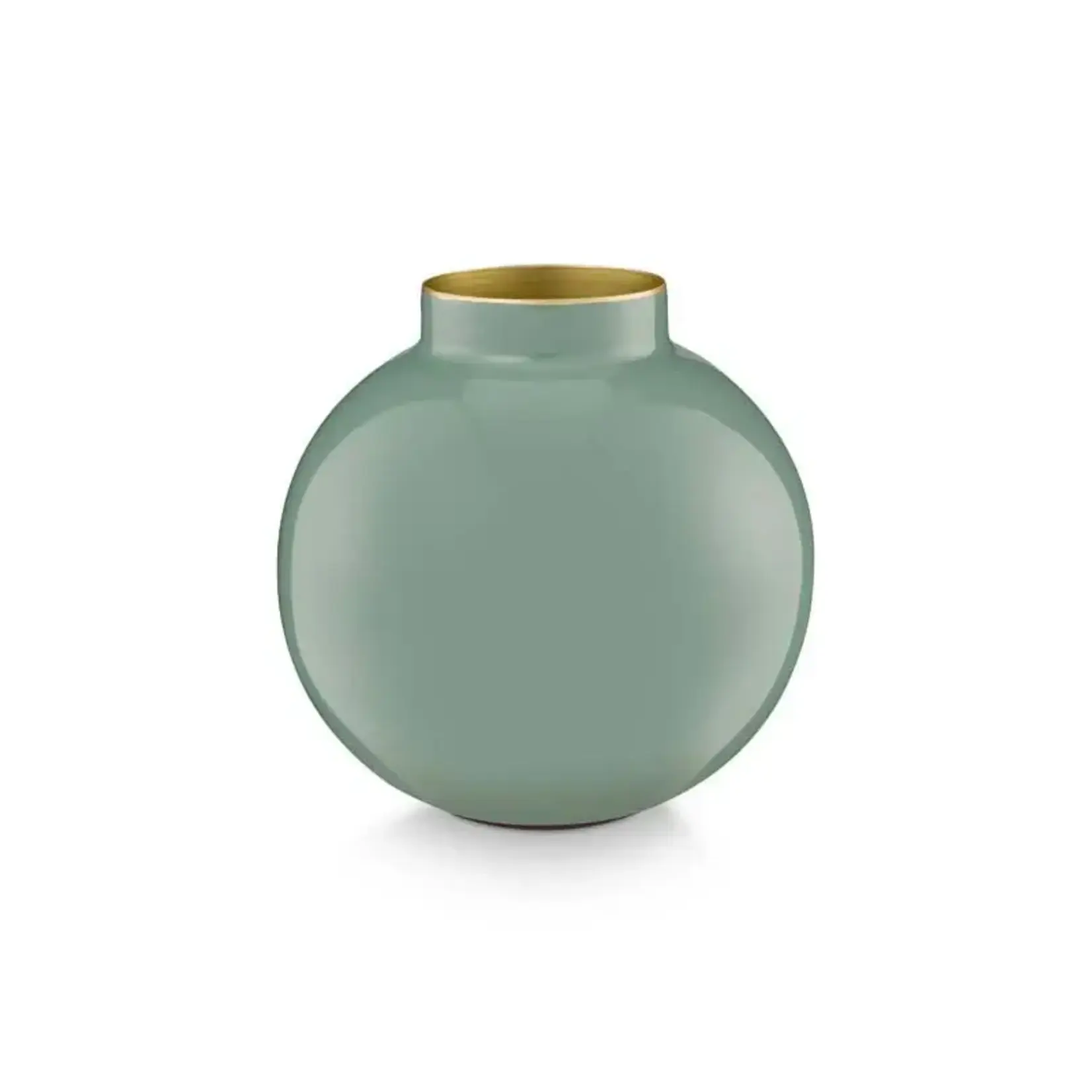 PIP Studio PIP Vaas metal mid groen 17cm