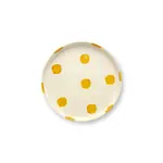 VT Wonen Plate Dots Yellow 20cm