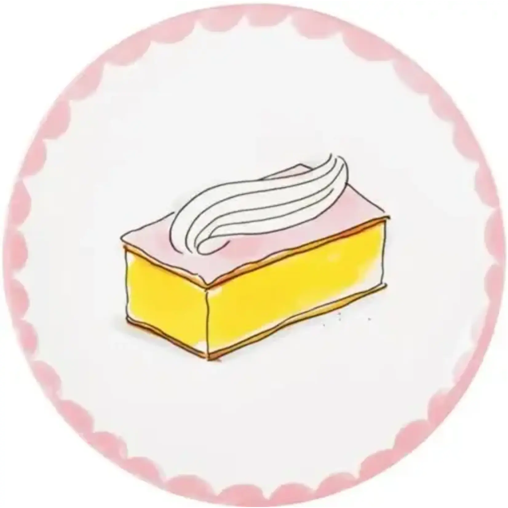 Blond Amsterdam ED: Bord 18 cm Tompouce