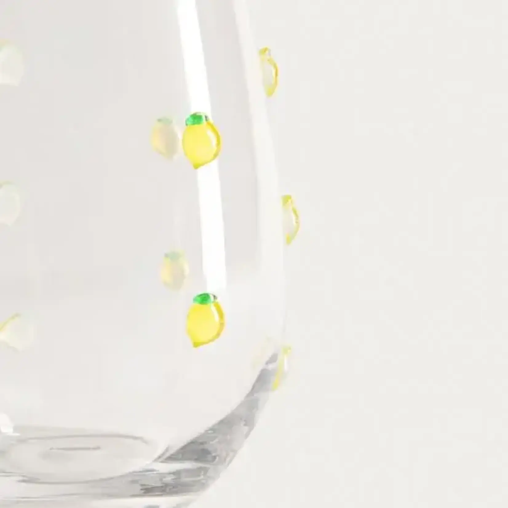 Home Sweet Home Waterglas met 3D Citroenen