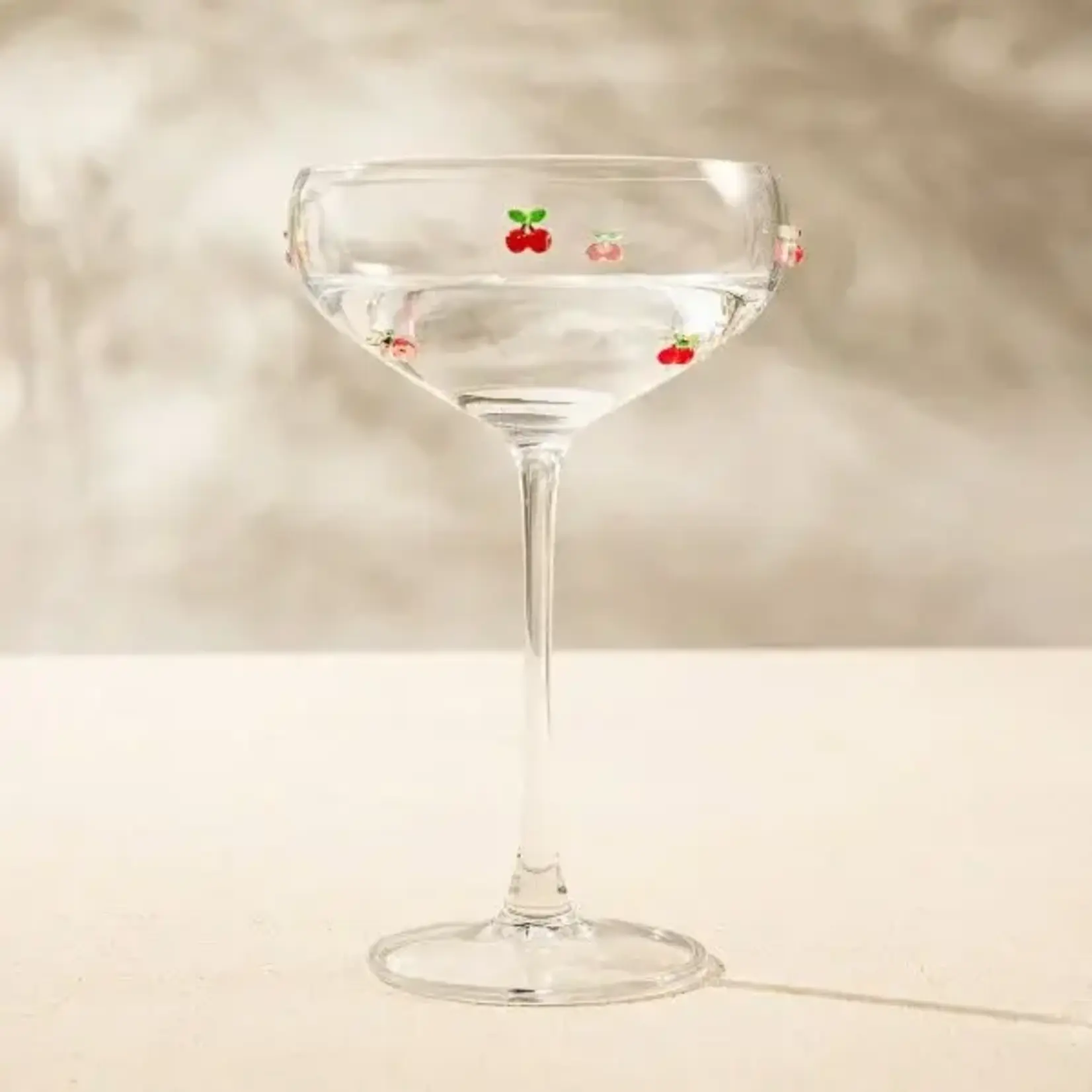 Home Sweet Home Cocktailglas met 3D Kersen