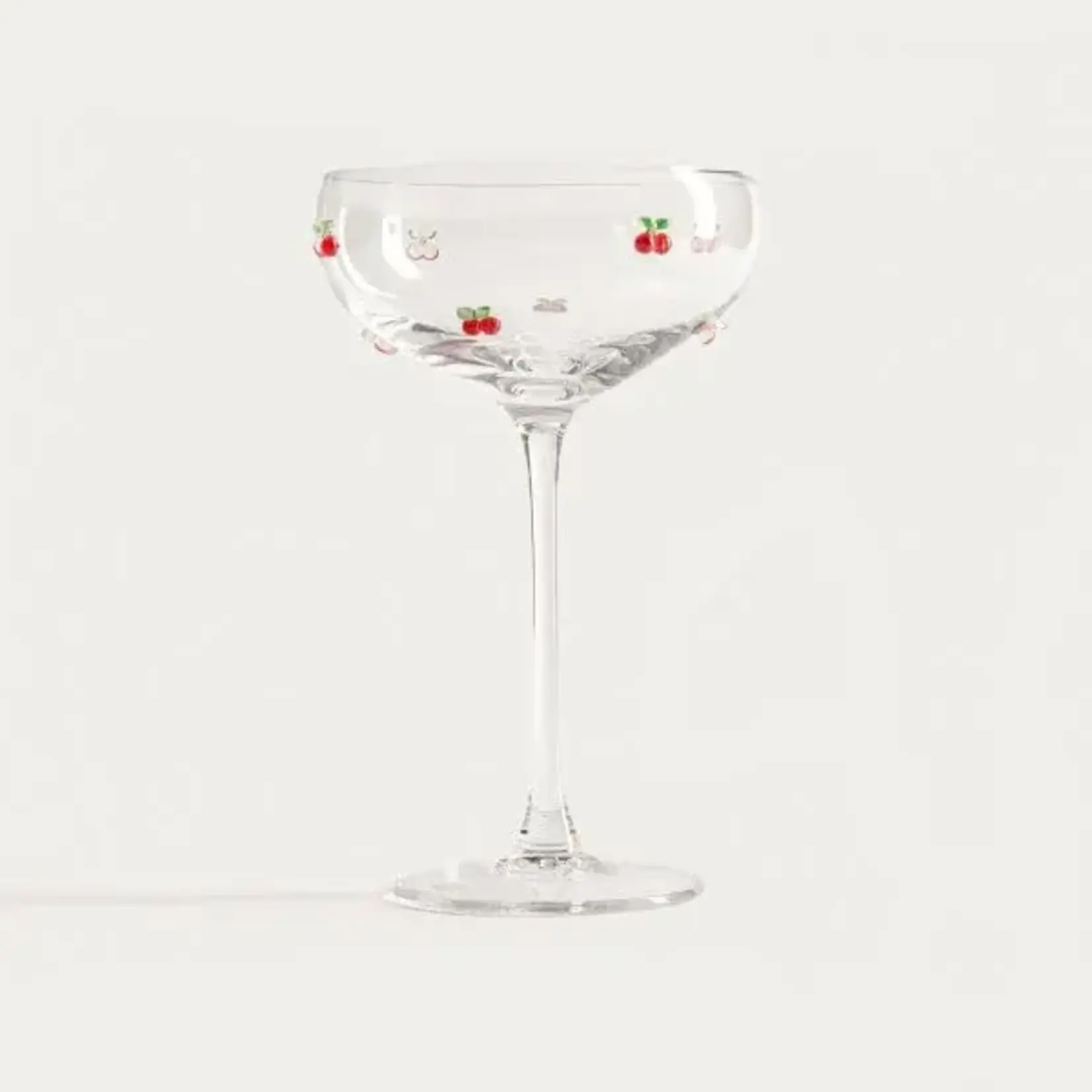 Home Sweet Home Cocktailglas met 3D Kersen