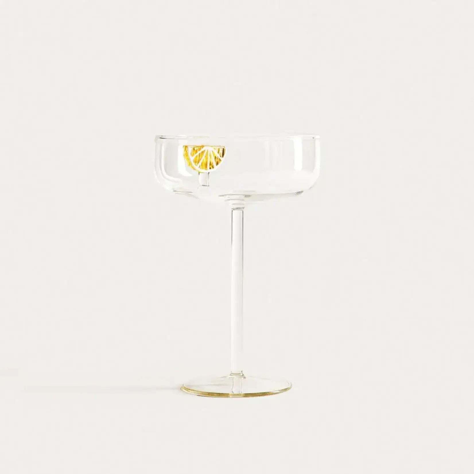 Home Sweet Home Cocktailglas met 3D citroen in het glas