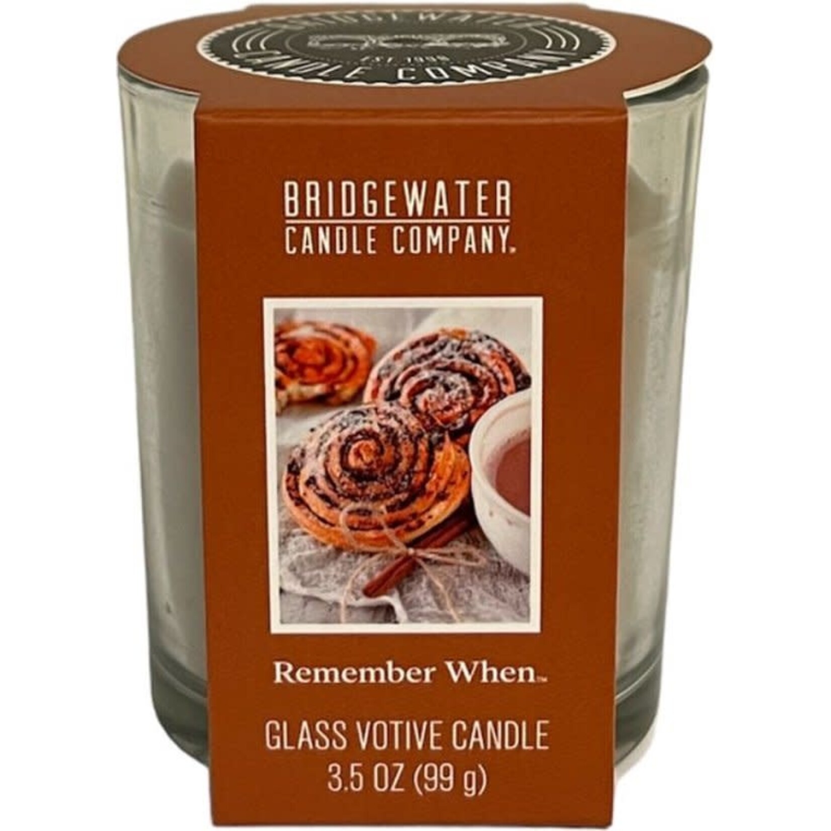 Bridgewater Glas votief kaars Remember When