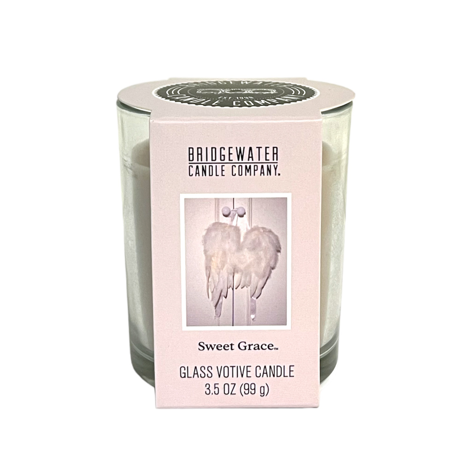 Bridgewater Glas votief kaars Sweet Grace