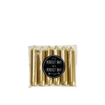 Rustik Lys Dinerkaars kort Gold 6pcs