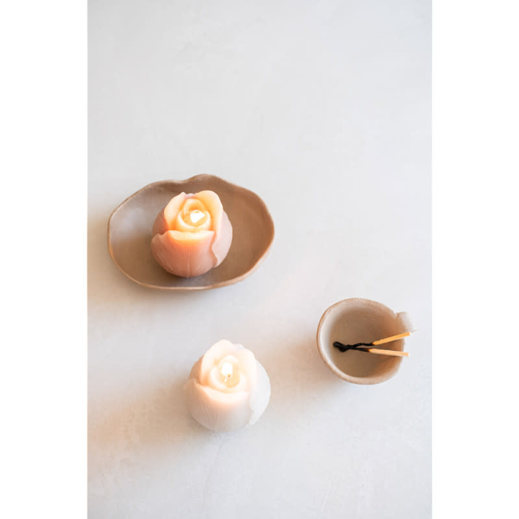 Home Society Kaars Tulp - Greige