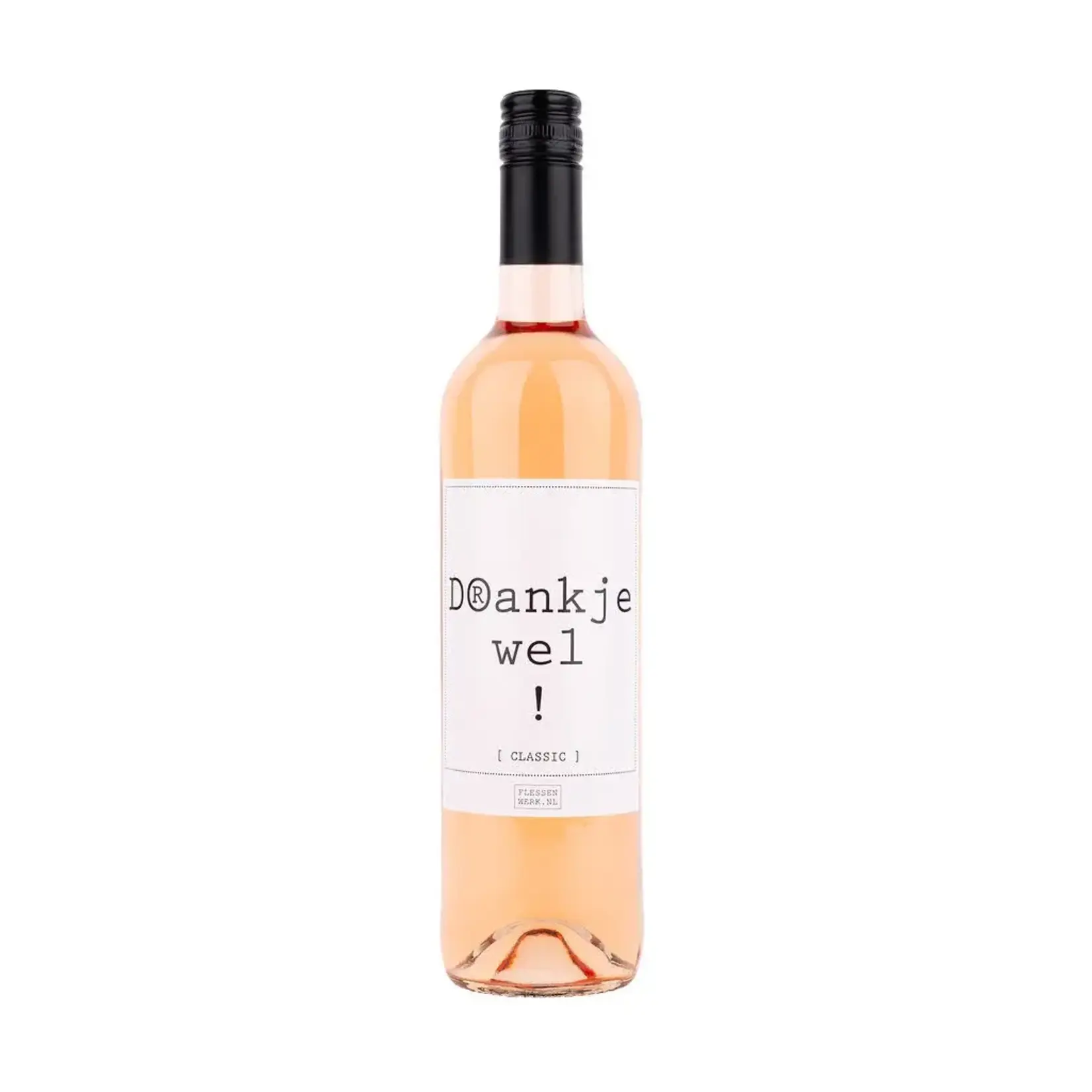 Flessenwerk D(r)ankjewel! Rose