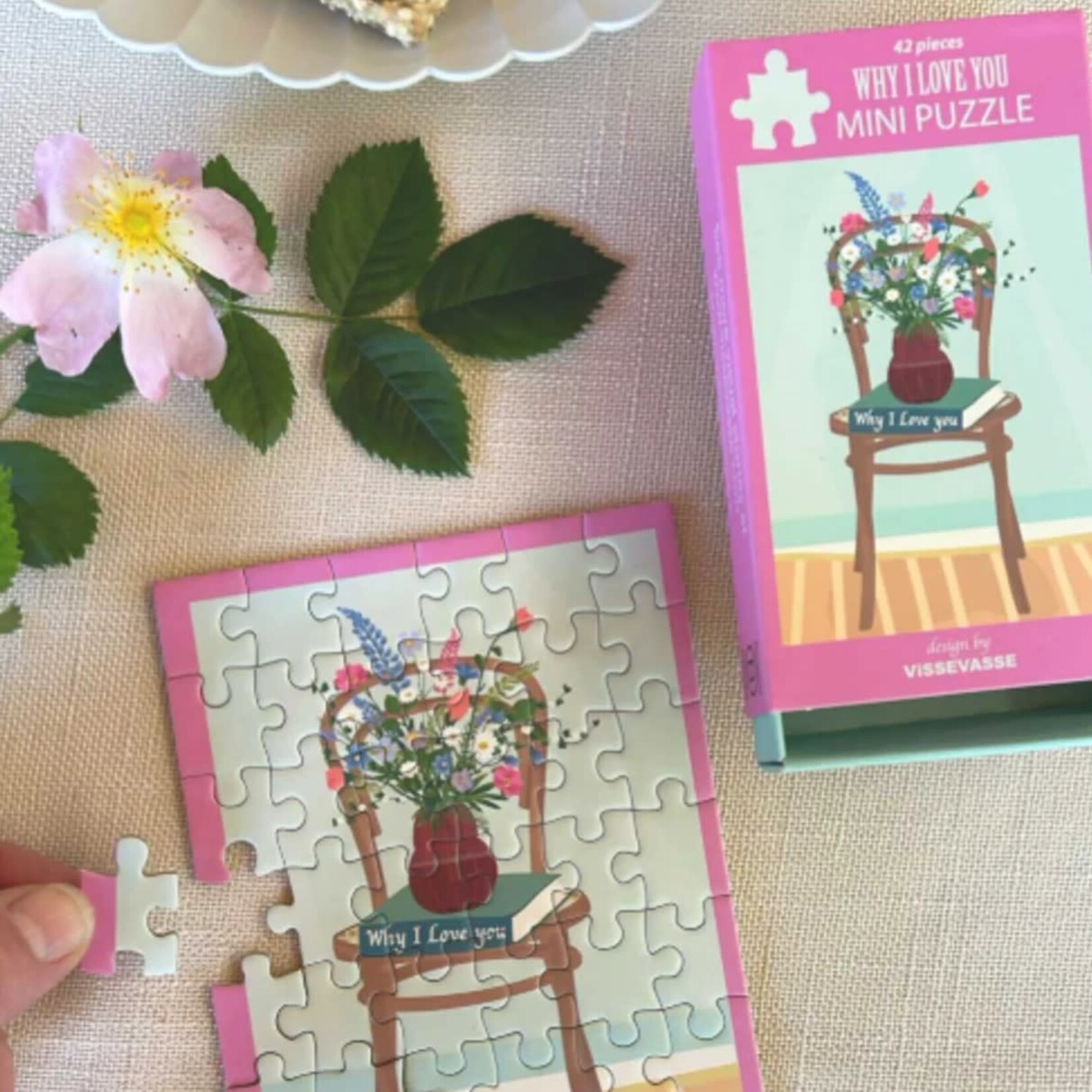 vissevasse Mini puzzel- Why i love you