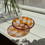 CAVARI ATELIER Artisano bowl 12x5 magenta squares