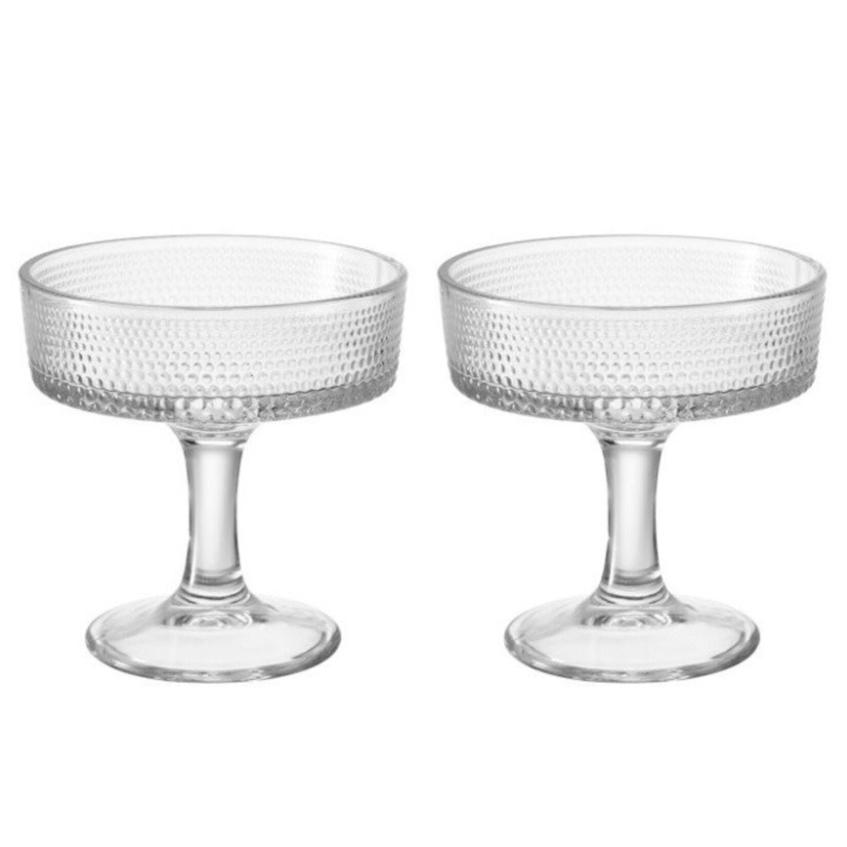 JENS Living JENS cocktail glasses ribbel per stuk