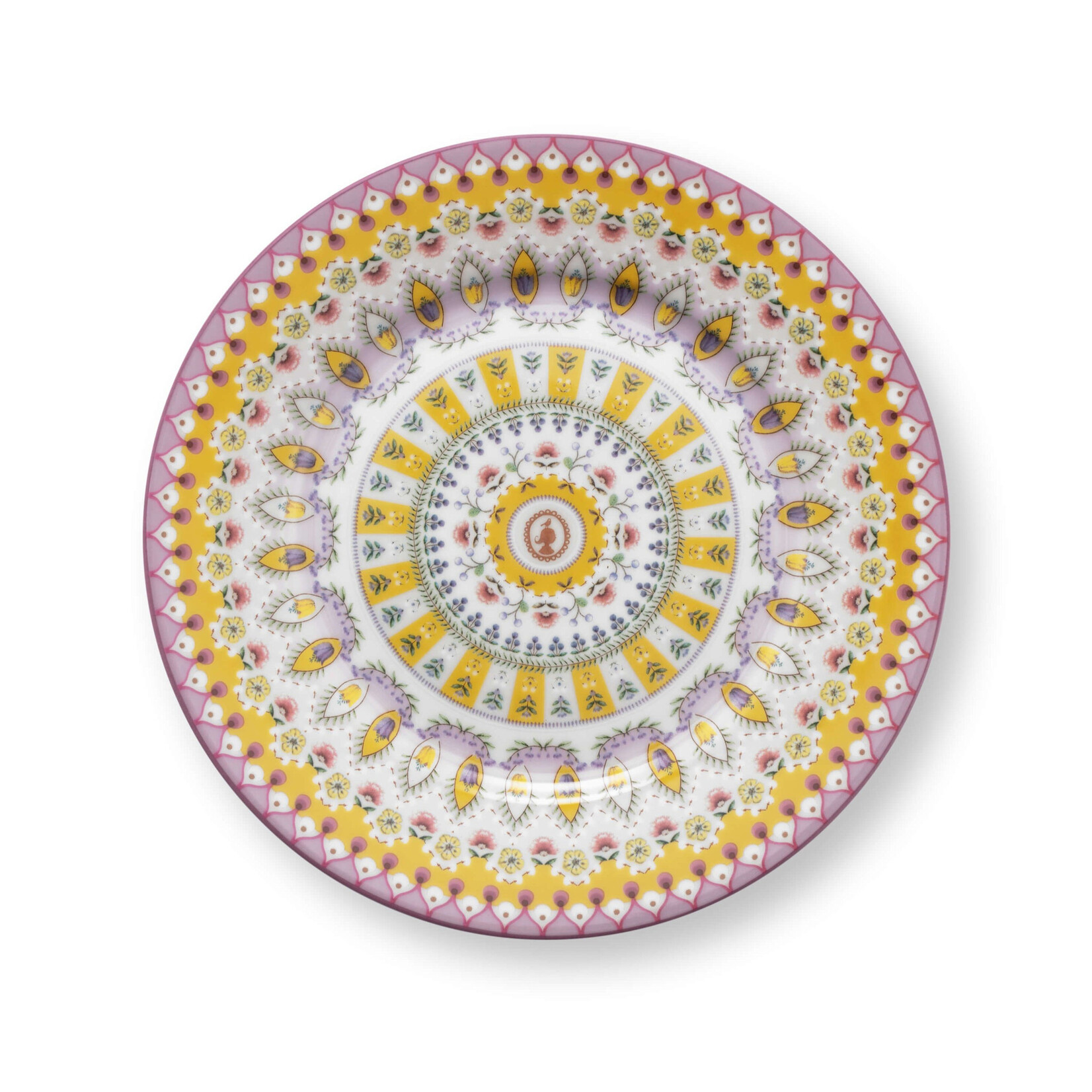 PIP Studio Plate Lily&Lotus Moon Delight Yellow 17cm