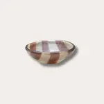 CAVARI ATELIER Artisano bowl xs 9x4 amber & brown stripes