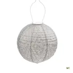 LUMIZ Lumiz Solar Lampion Round 30 Ikat Light Taupe