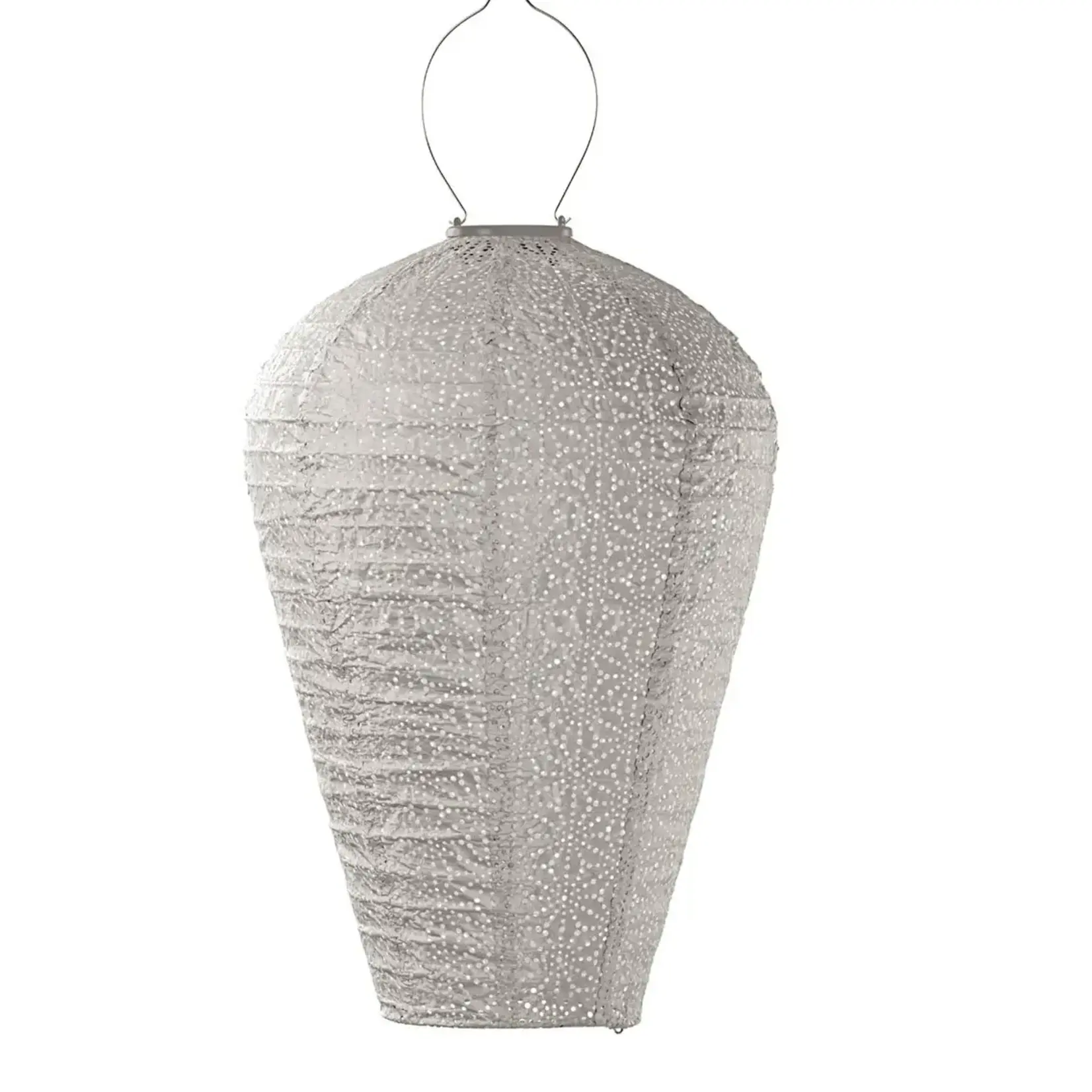 LUMIZ Lumiz Solar Lampion Balloon XL Sashiko Light Taupe