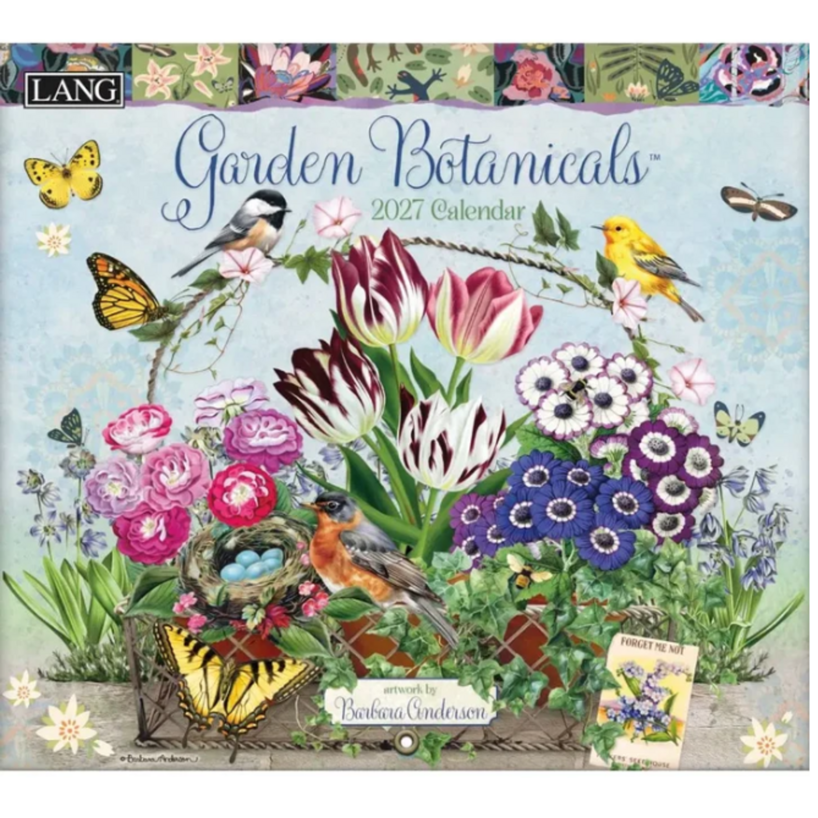LANG LANG kalender Garden botanicals 2027
