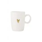 Zusss Zusss Tea Mug Heart White/Gold