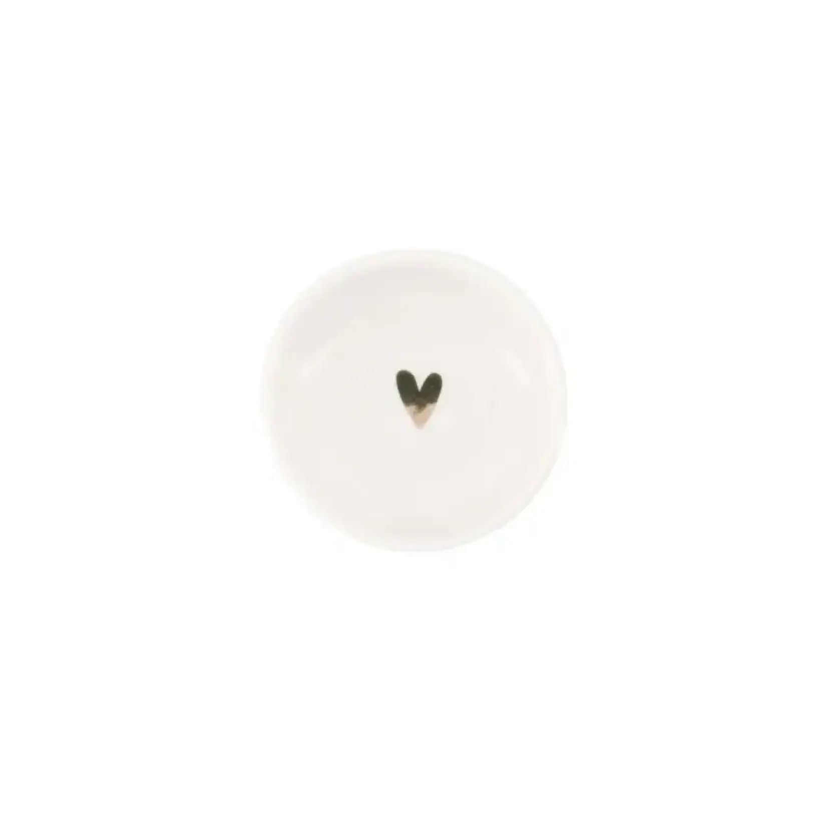 Zusss dip dish heart gold