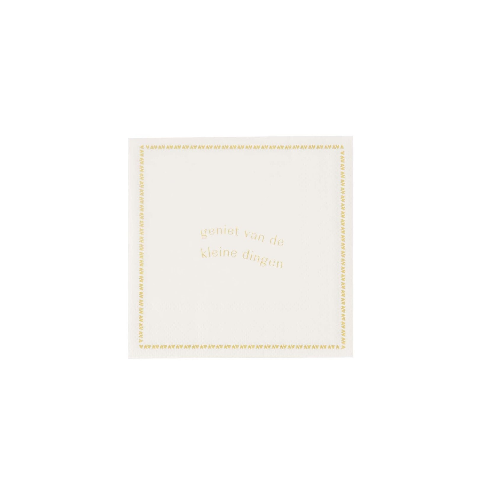 Zusss napkins square geniet vam de kleine dingen