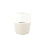 Zusss coffee mug genieten white/sand