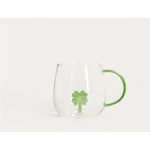 Home Sweet Home Glas met klavertje vier