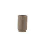 Zusss small vase ceramic heart brown