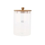 Zusss storage jar happy place M naturel