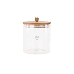 Zusss storage jar smile every day S natural