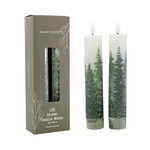 Home Society LED kaars woods XL groen