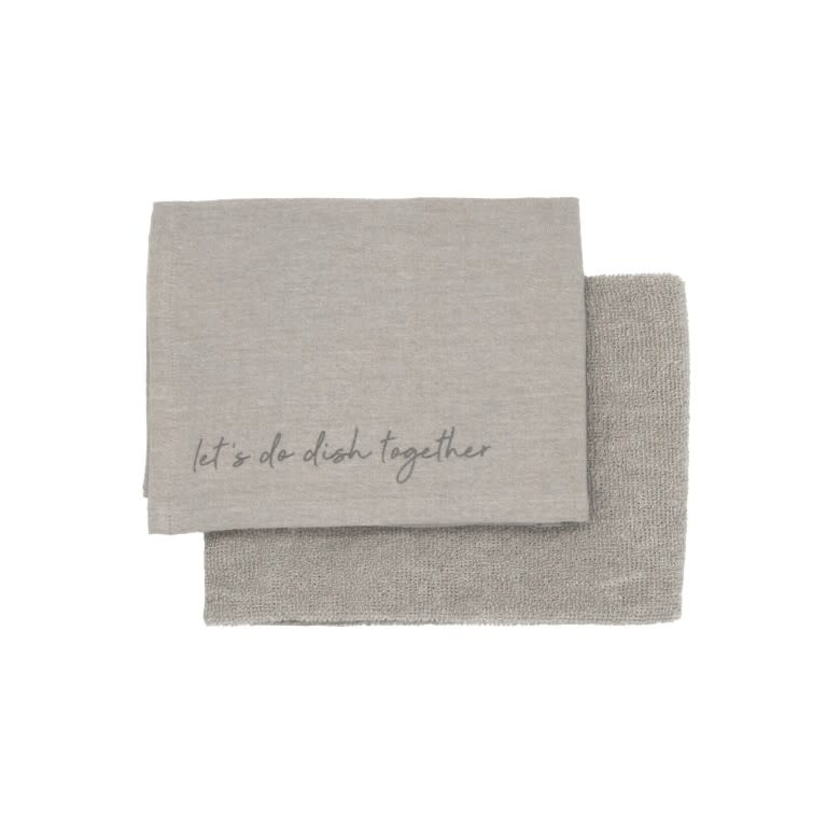 Leeff Leeff Kitchen & Teatowel set Kim- Lets do dish togheter