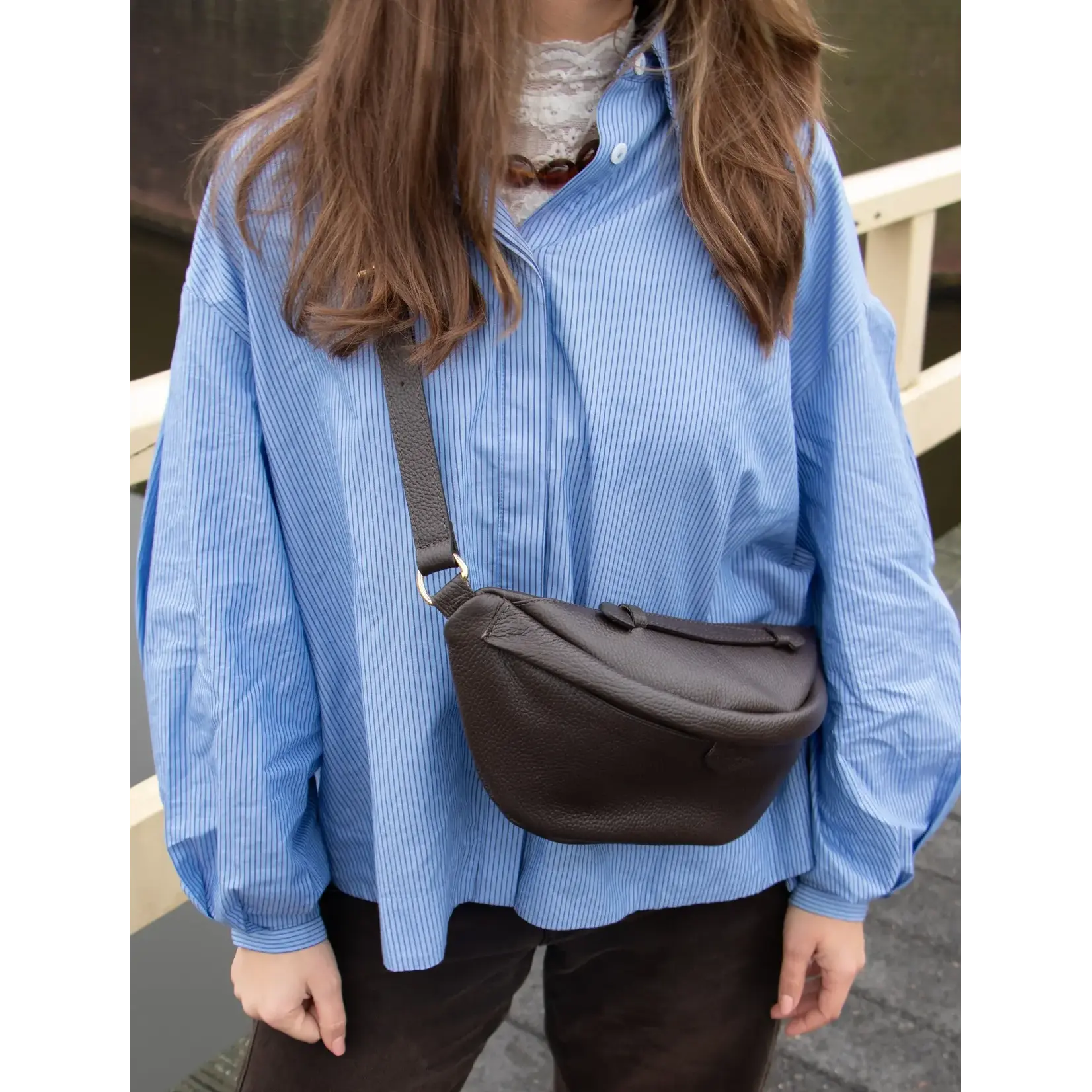Fique The Label Cleo Bag Dark Chocolate