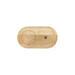 Zusss Serving tray hout Heart