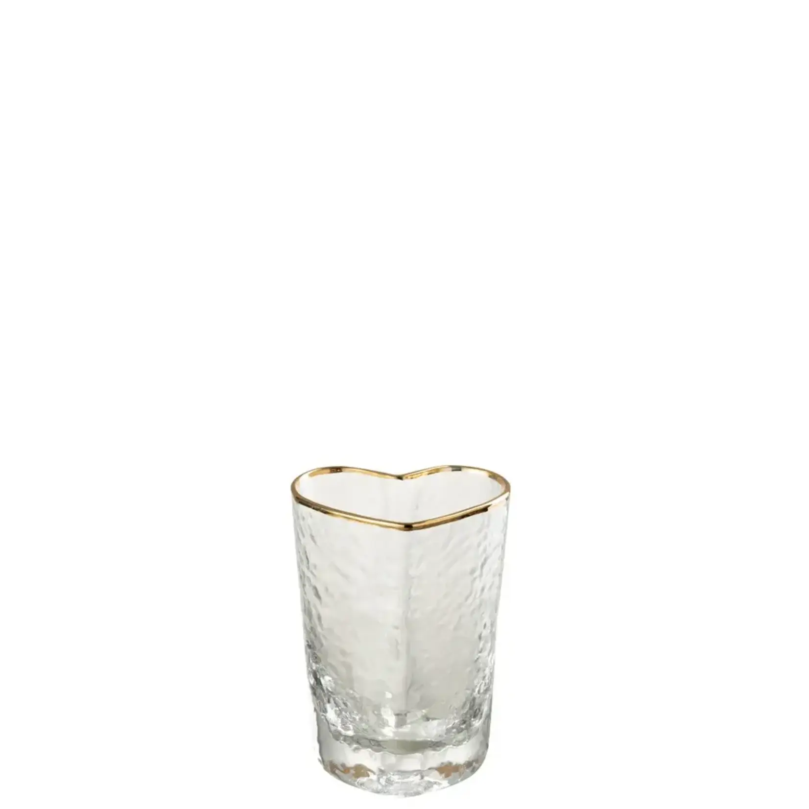 J-Line Drinkglas Hart Goud