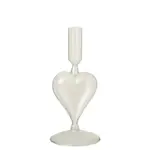 J-Line Kaarshouder hart glas