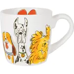 Blond Amsterdam Dier: Cappuccino beker 0.5L dogs mix