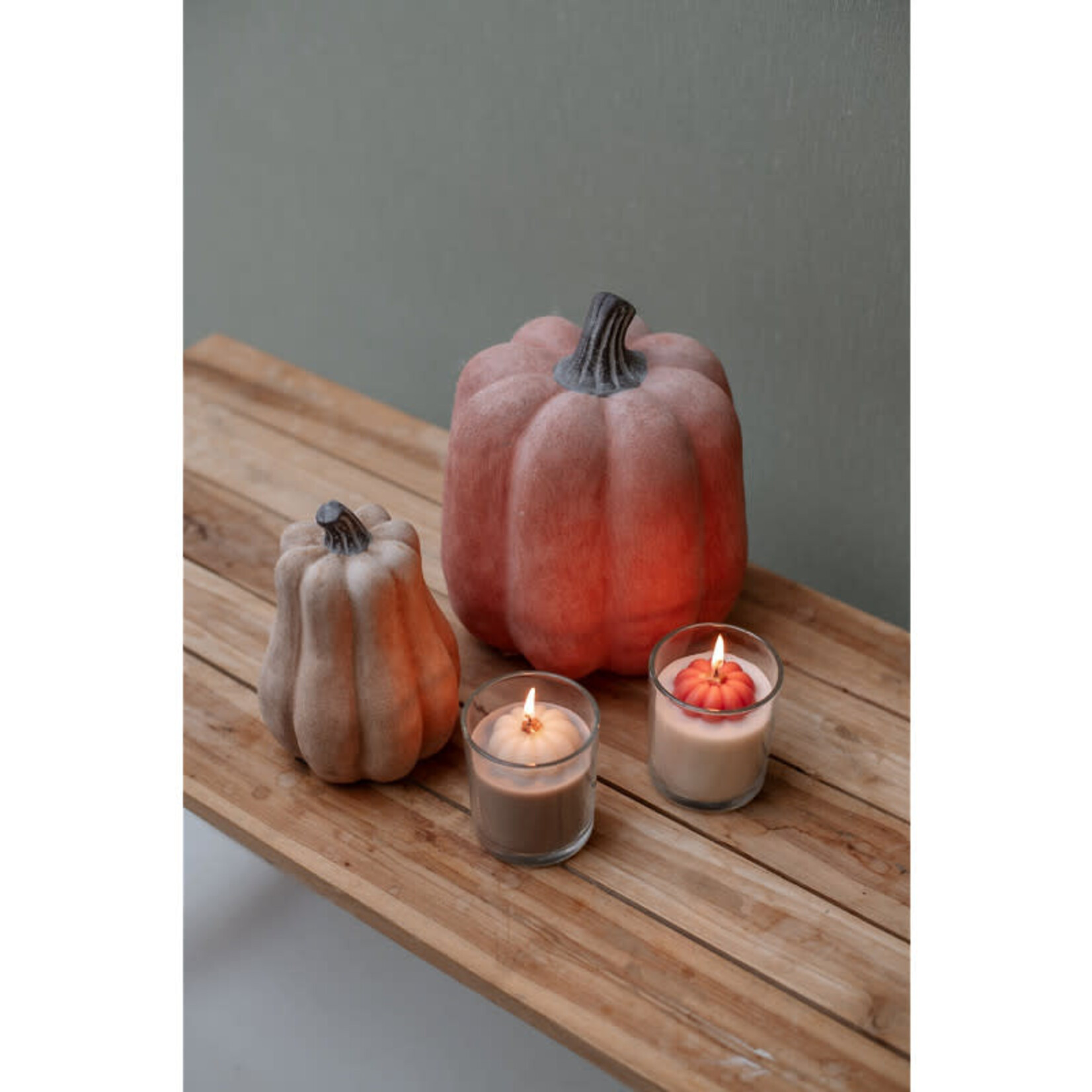 Home Society Kaars Pumpkin S ass/2 per stuk