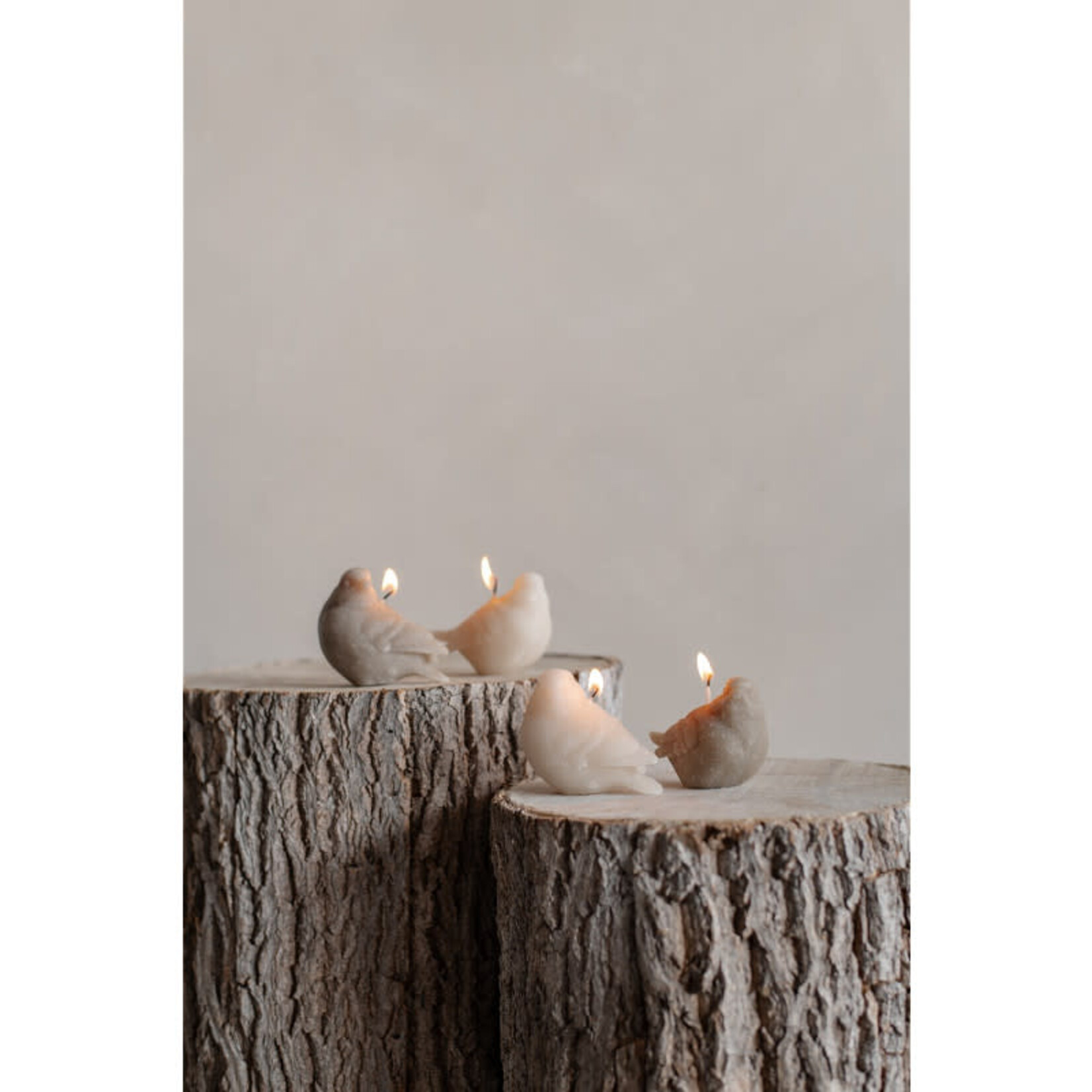 Home Society Kaars vogeltje ass/2 per stuk