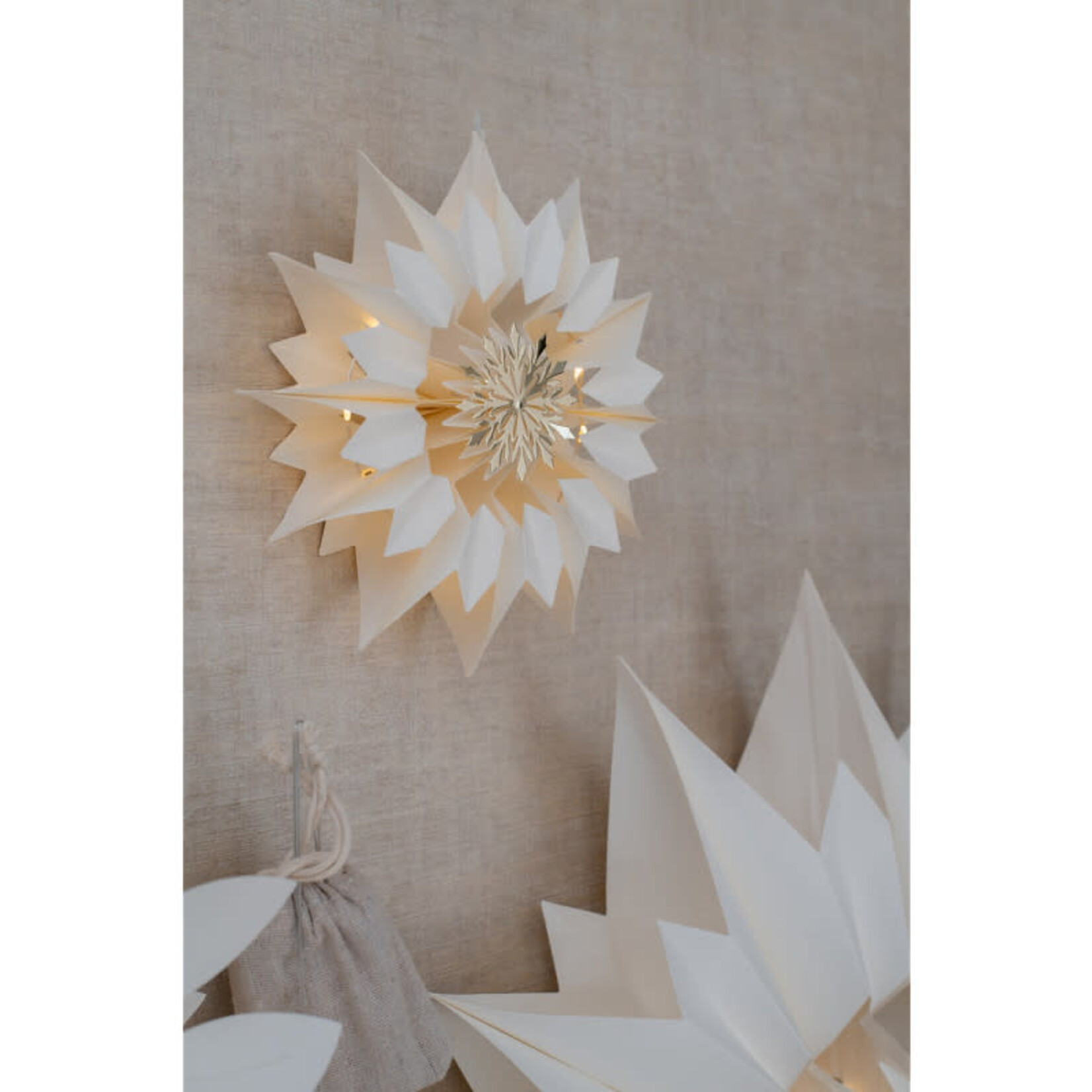 Home Society Decoratie ster Rid hang LED S