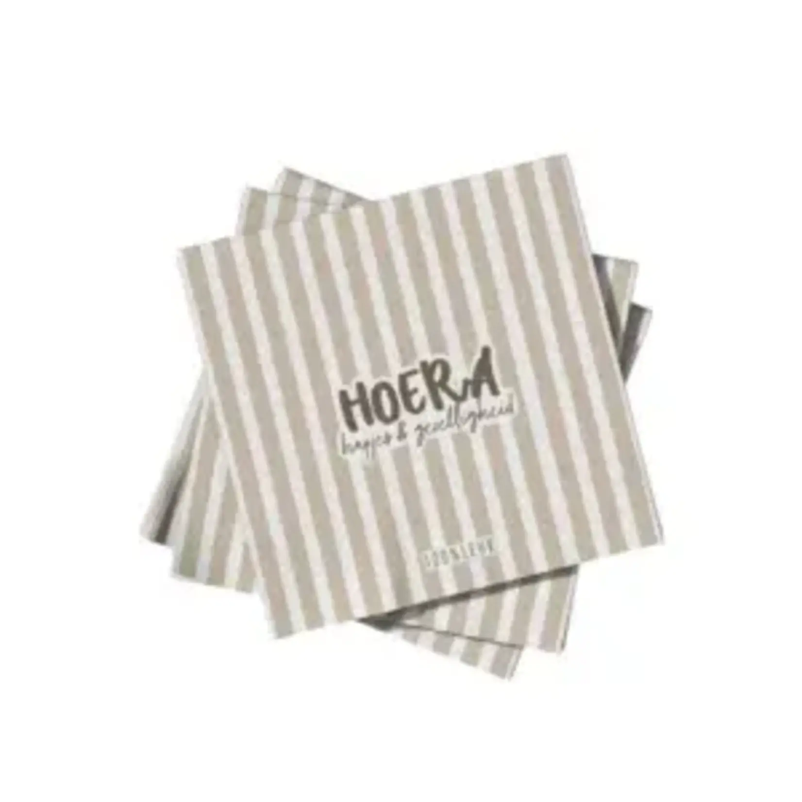100% leuk Servetten Hoera, Hapjes en gezelligheid