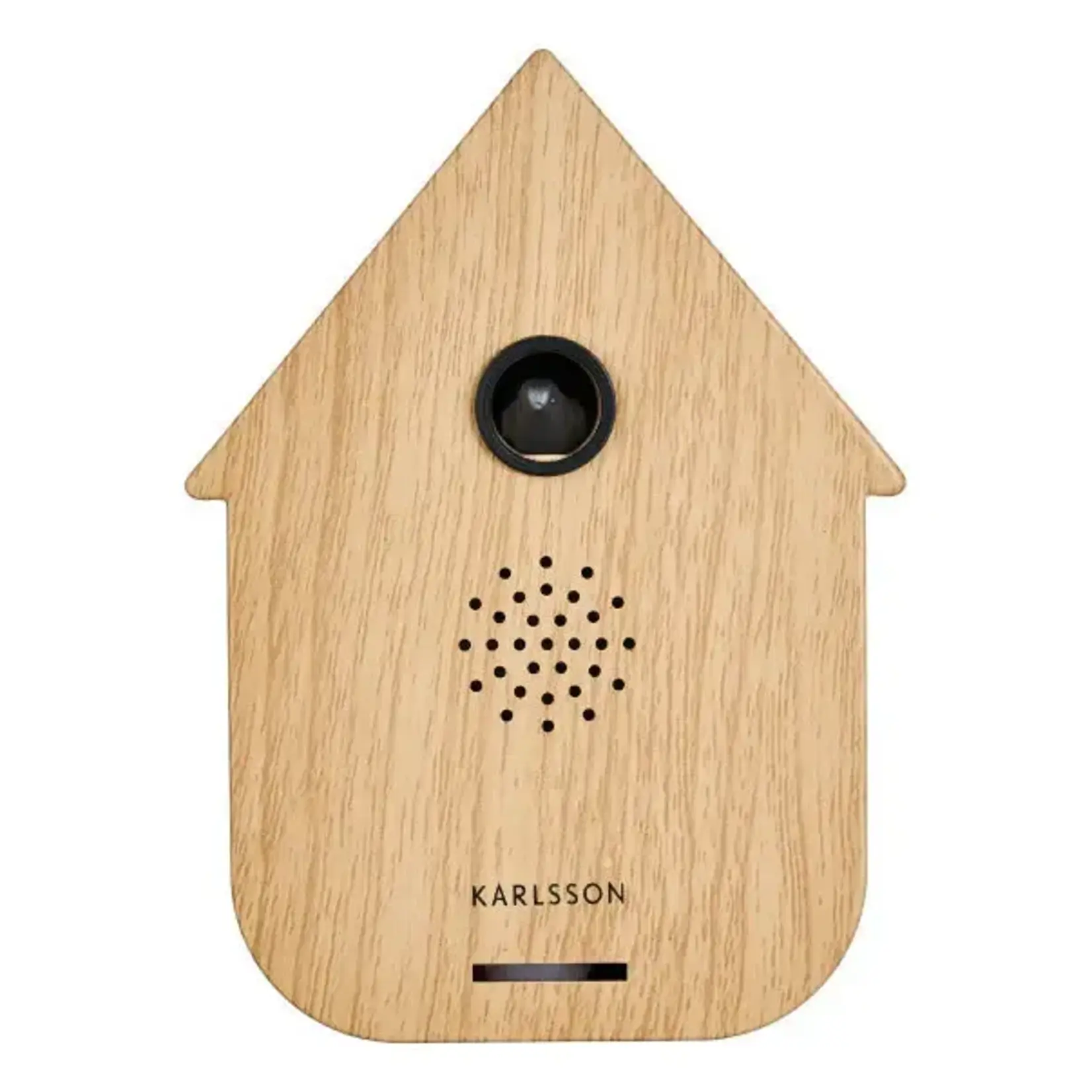 Present Time SoundBox Cuckoo Modern Light Wood