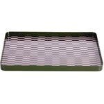 Present Time Tray Salerno  Green with Soft Pink XL