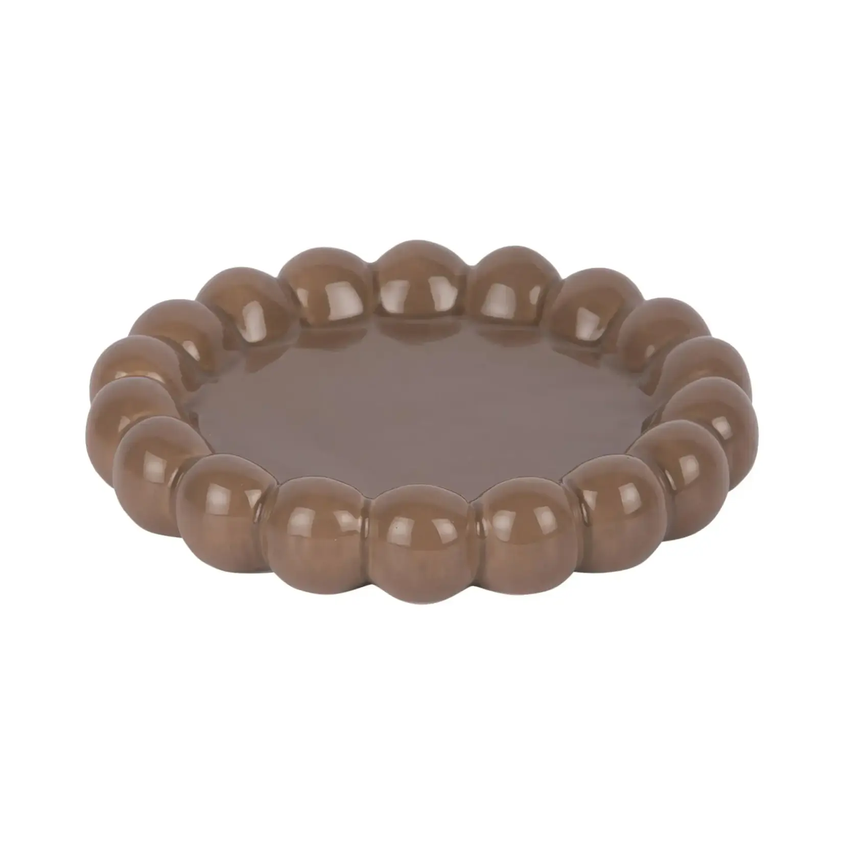Present Time Tray cadiz Dotty Medium Mocha Brown