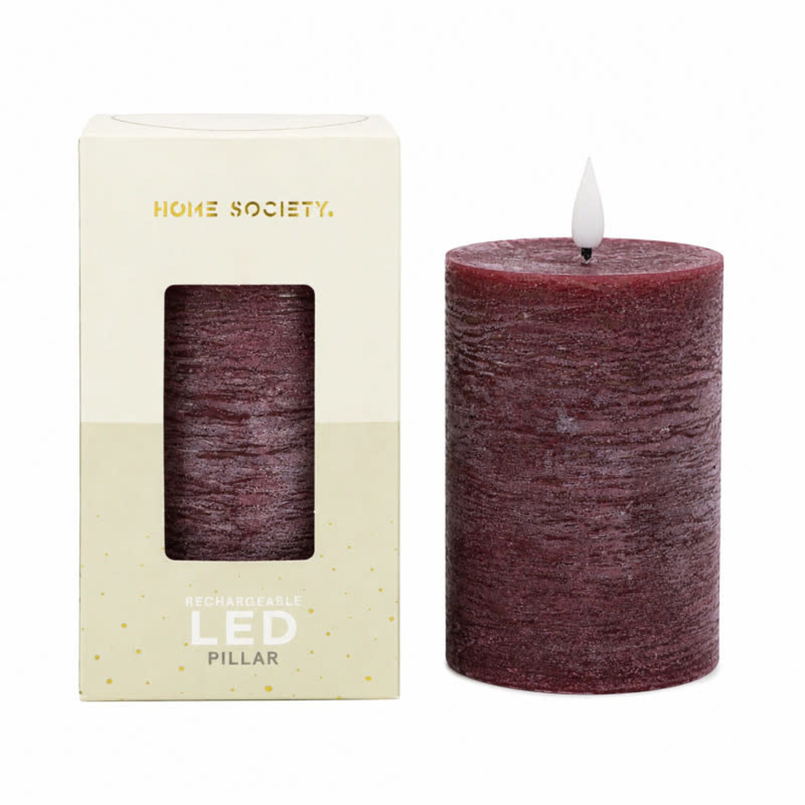 Home Society Led Stompkaars Recharge Bourgondisch rood per stuk