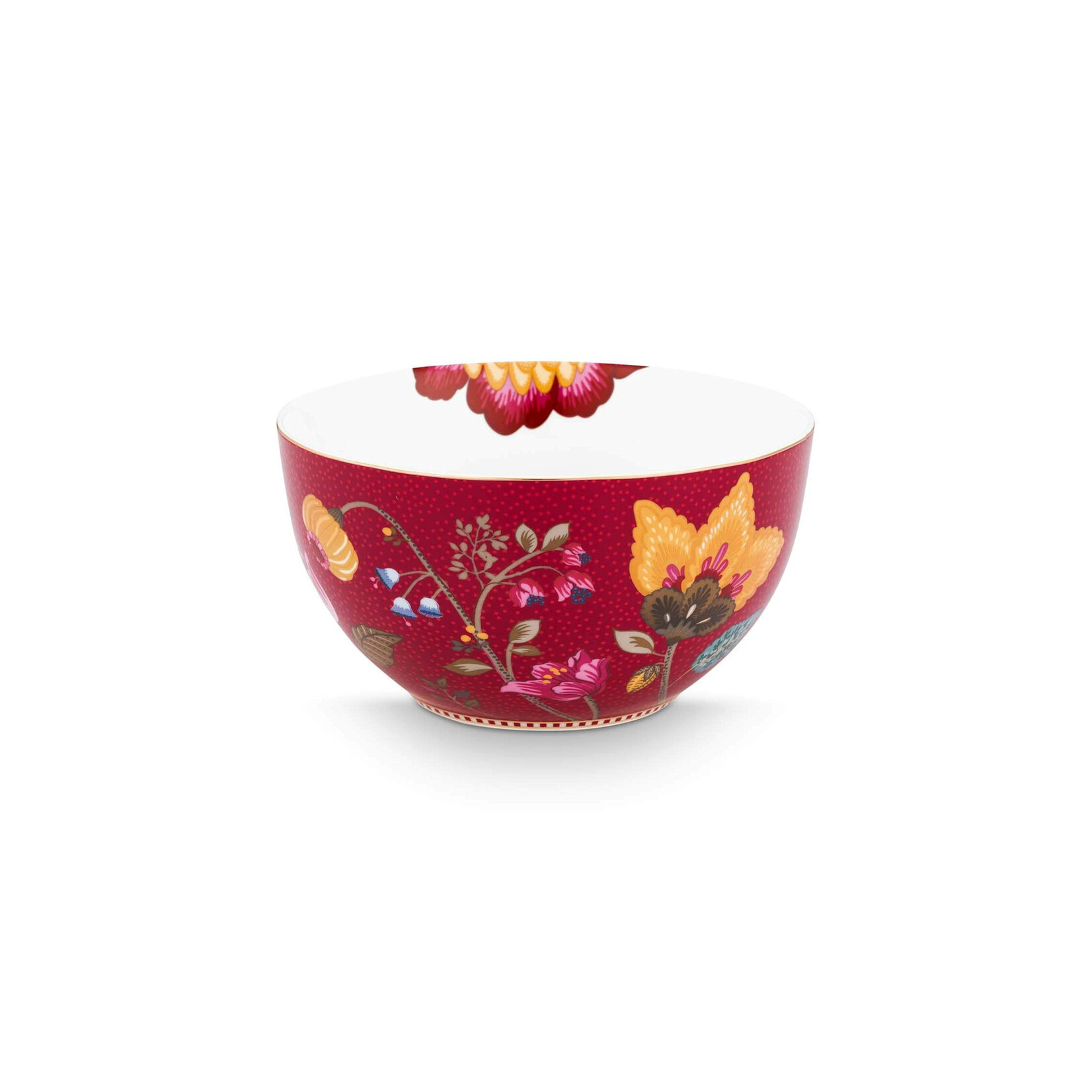 PIP Studio PIP Studio Bowl Blooming Tales Fantasy Dark Red 15 cm