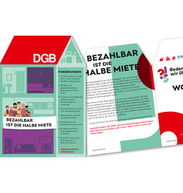 Flyer Bezahlbar ist die halbe Miete