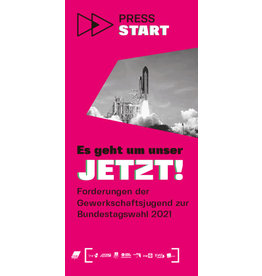 PRESS START – Forderungsflyer